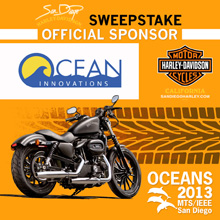 Harley Davidson Sweepstake Poster - Oceans, 2013, San Diego, CA